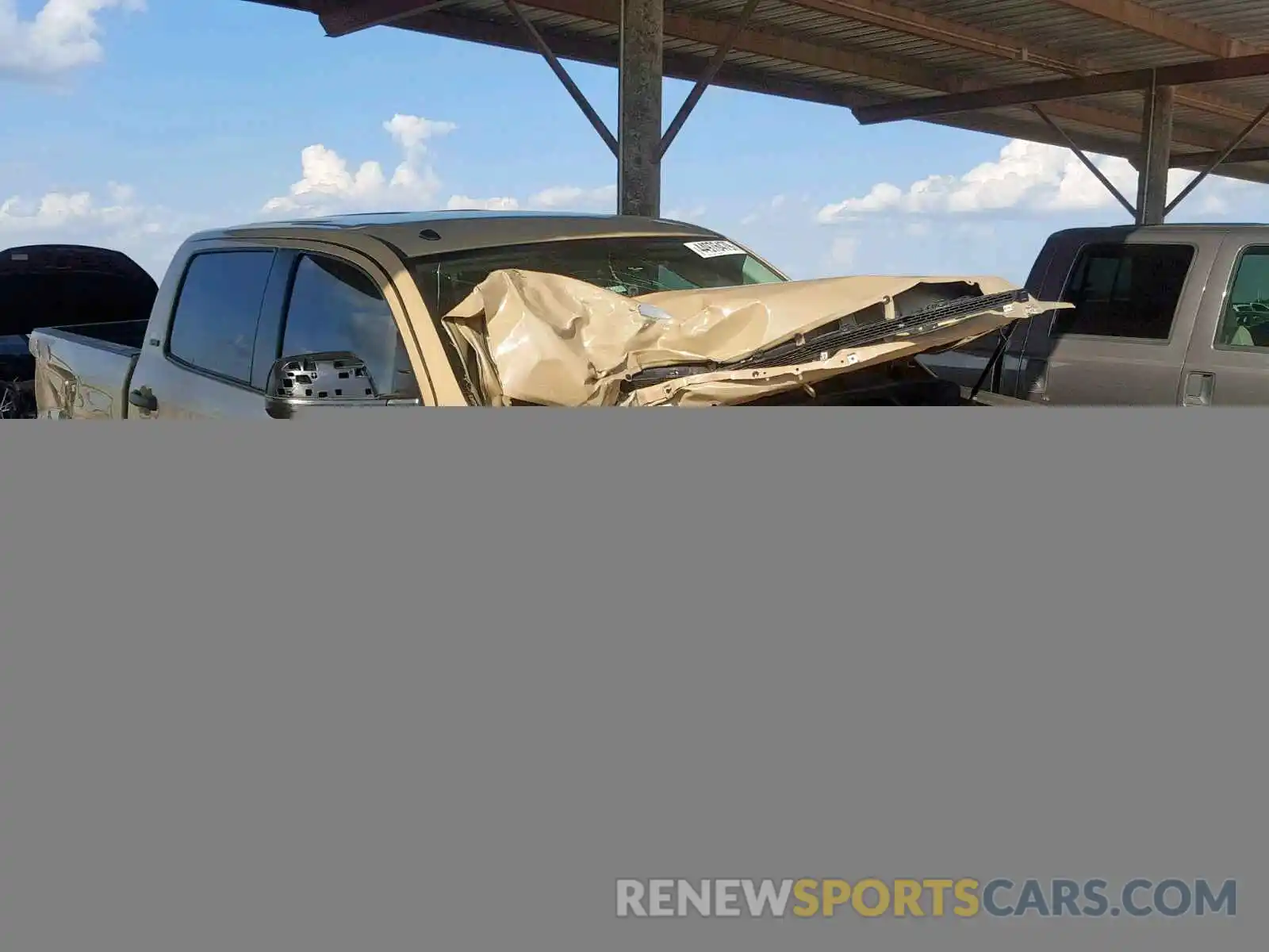 1 Photograph of a damaged car 5TFDW5F15KX787048 TOYOTA TUNDRA CRE 2019