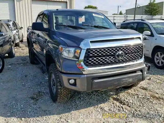 1 Photograph of a damaged car 5TFDW5F16KX812071 TOYOTA TUNDRA CRE 2019