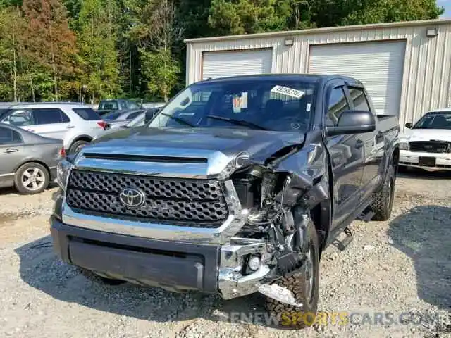 2 Photograph of a damaged car 5TFDW5F16KX812071 TOYOTA TUNDRA CRE 2019