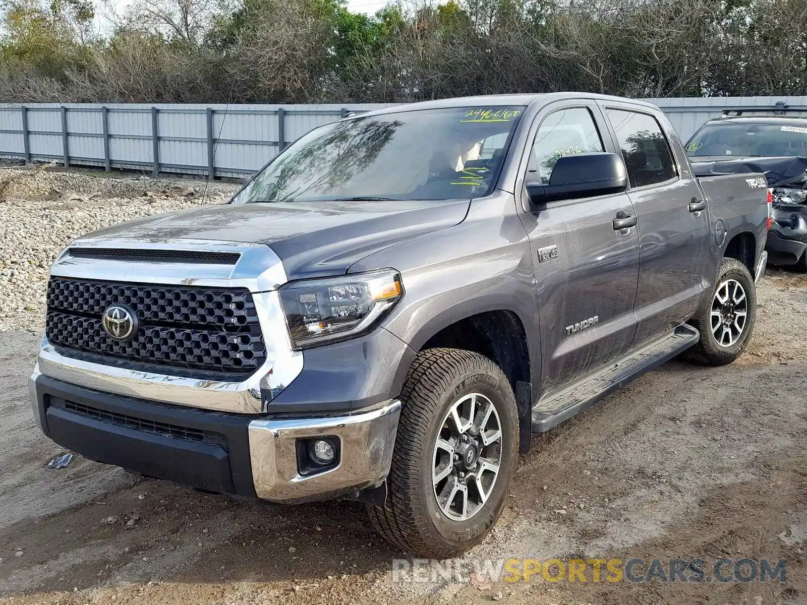 2 Photograph of a damaged car 5TFDW5F17KX833589 TOYOTA TUNDRA CRE 2019