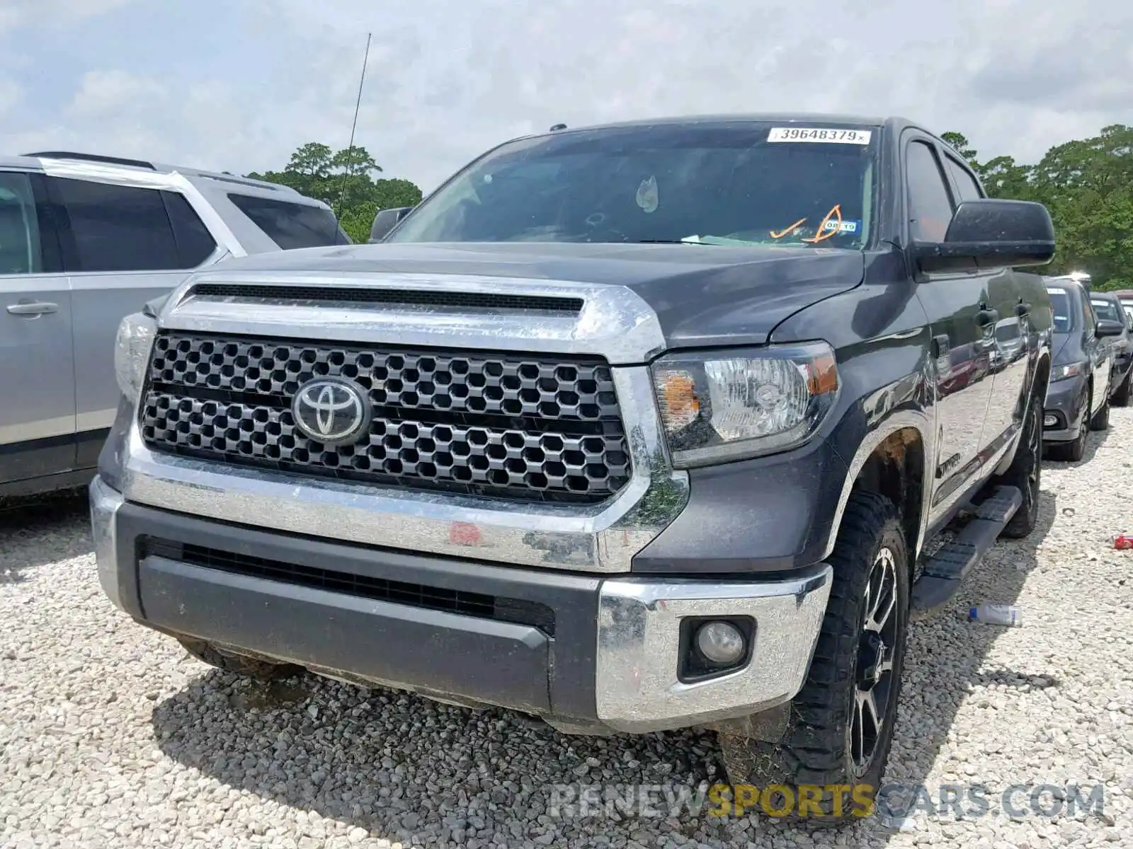 2 Photograph of a damaged car 5TFDW5F18KX792437 TOYOTA TUNDRA CRE 2019