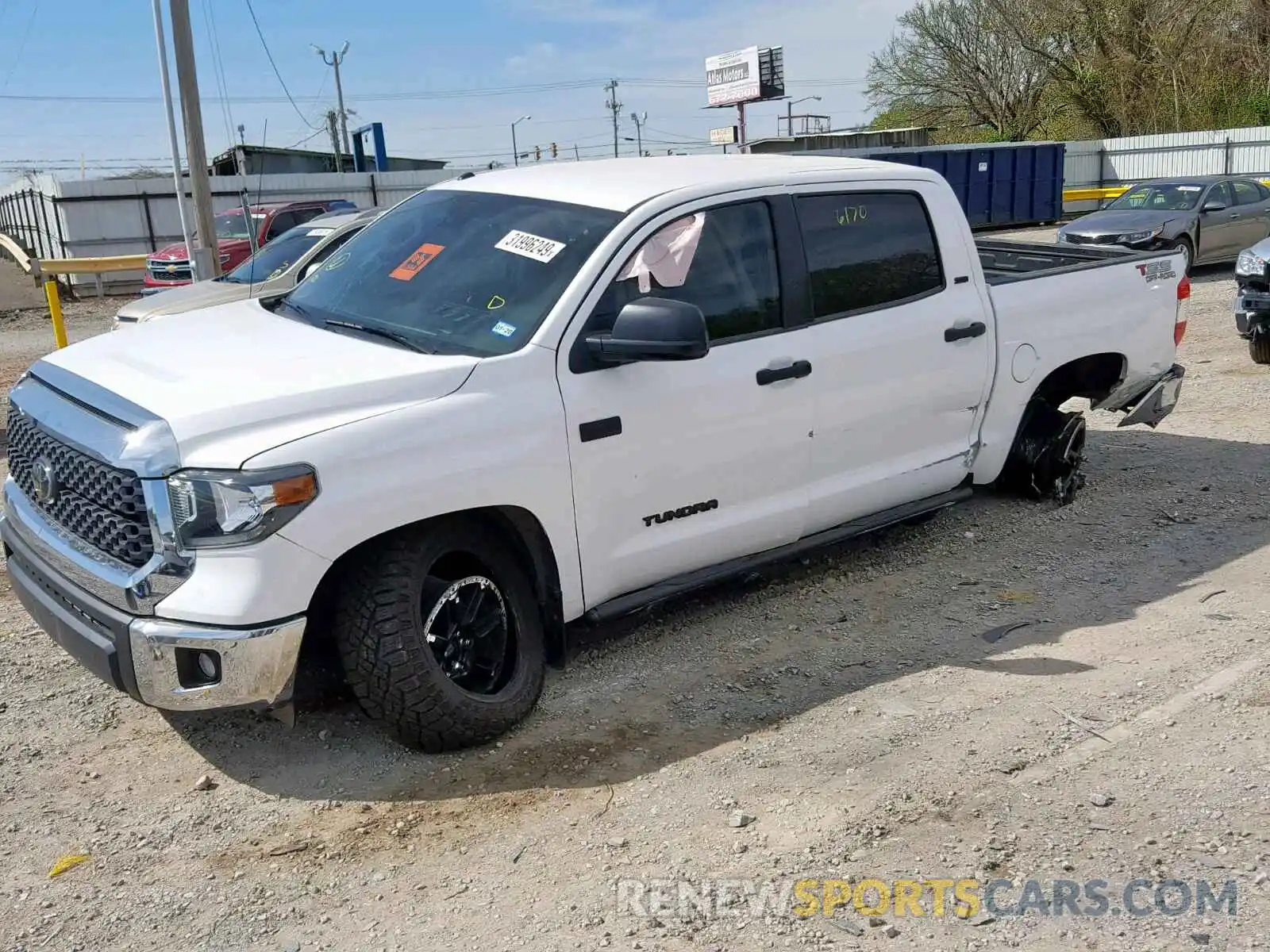 9 Photograph of a damaged car 5TFDW5F19KX806782 TOYOTA TUNDRA CRE 2019