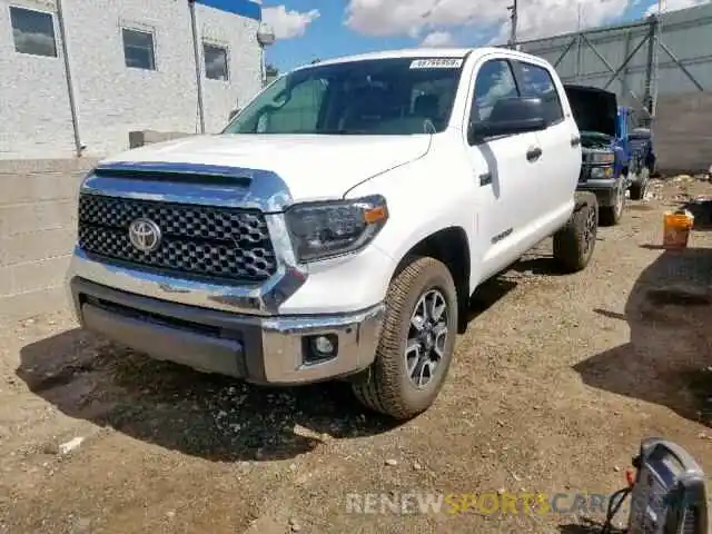 2 Photograph of a damaged car 5TFDY5F10KX794483 TOYOTA TUNDRA CRE 2019