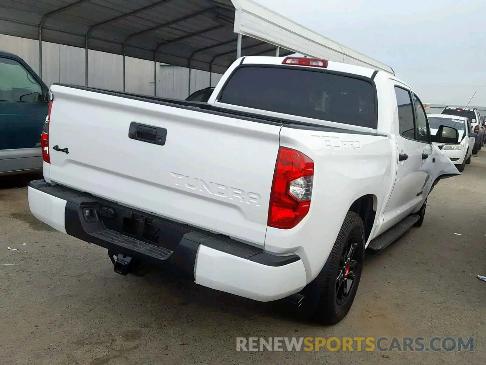 4 Photograph of a damaged car 5TFDY5F10KX803179 TOYOTA TUNDRA CRE 2019