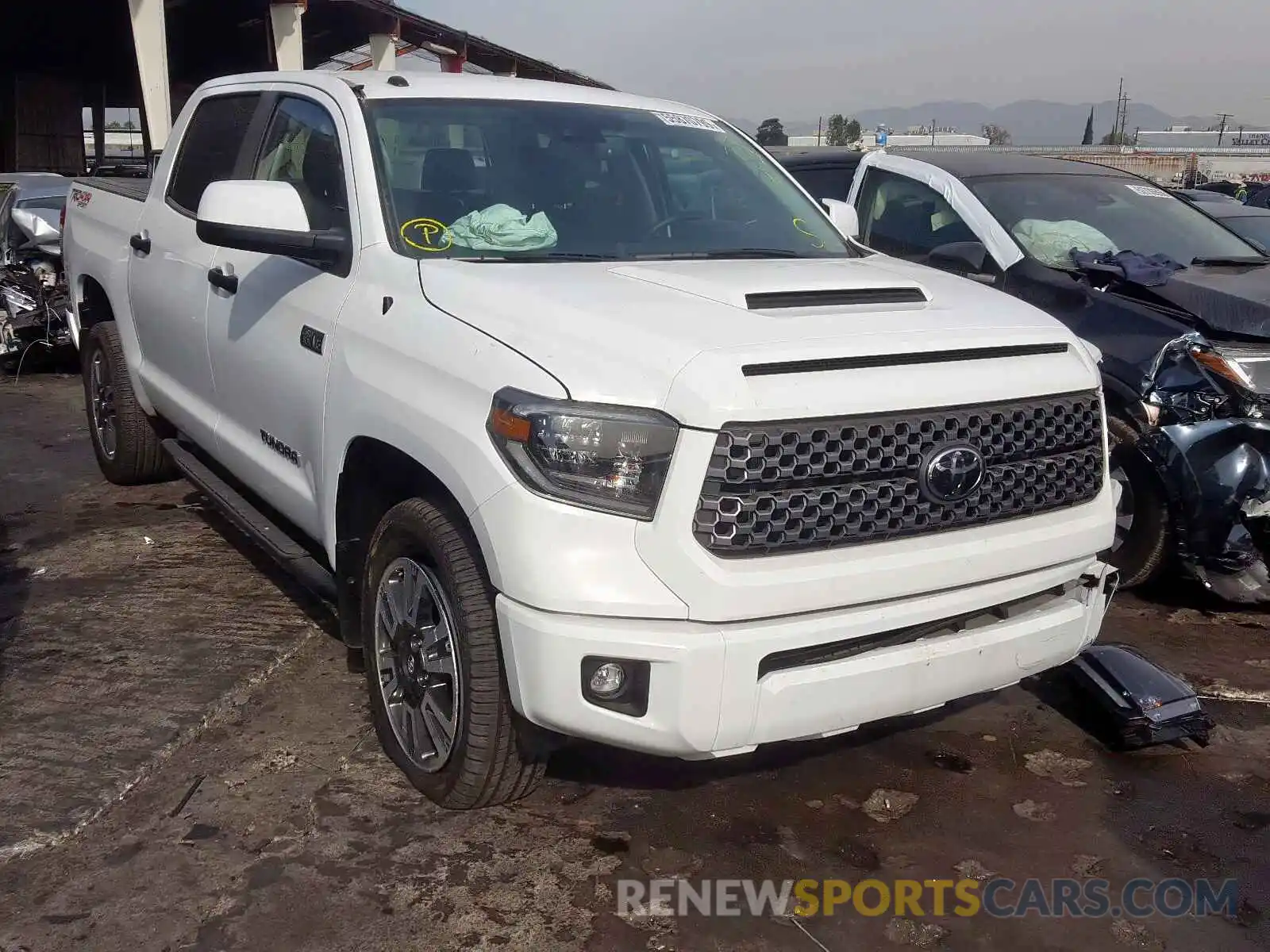 1 Photograph of a damaged car 5TFDY5F13KX822616 TOYOTA TUNDRA CRE 2019