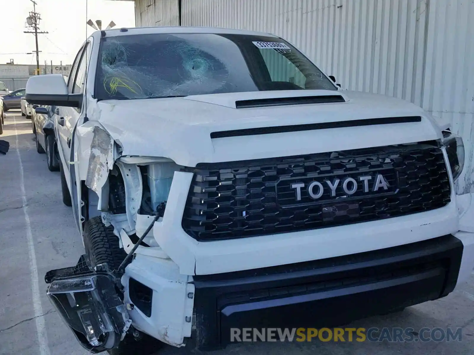 1 Photograph of a damaged car 5TFDY5F14KX810233 TOYOTA TUNDRA CRE 2019