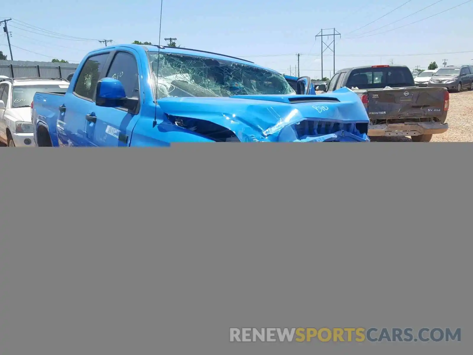 1 Photograph of a damaged car 5TFDY5F15KX786427 TOYOTA TUNDRA CRE 2019