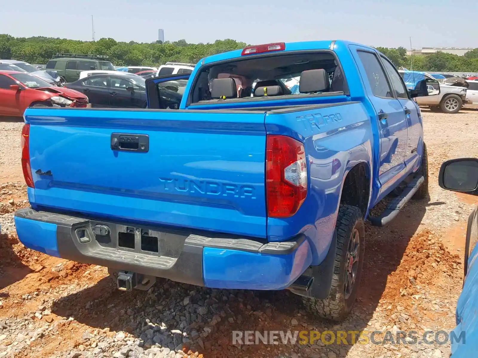 4 Photograph of a damaged car 5TFDY5F15KX786427 TOYOTA TUNDRA CRE 2019