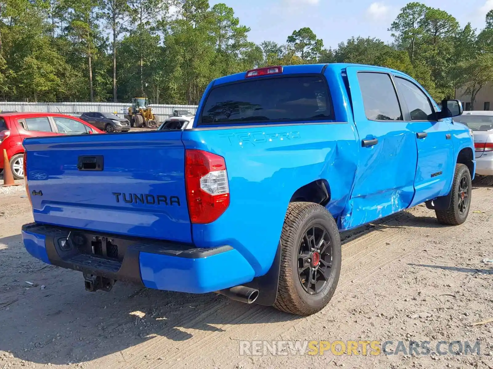 4 Photograph of a damaged car 5TFDY5F15KX792535 TOYOTA TUNDRA CRE 2019