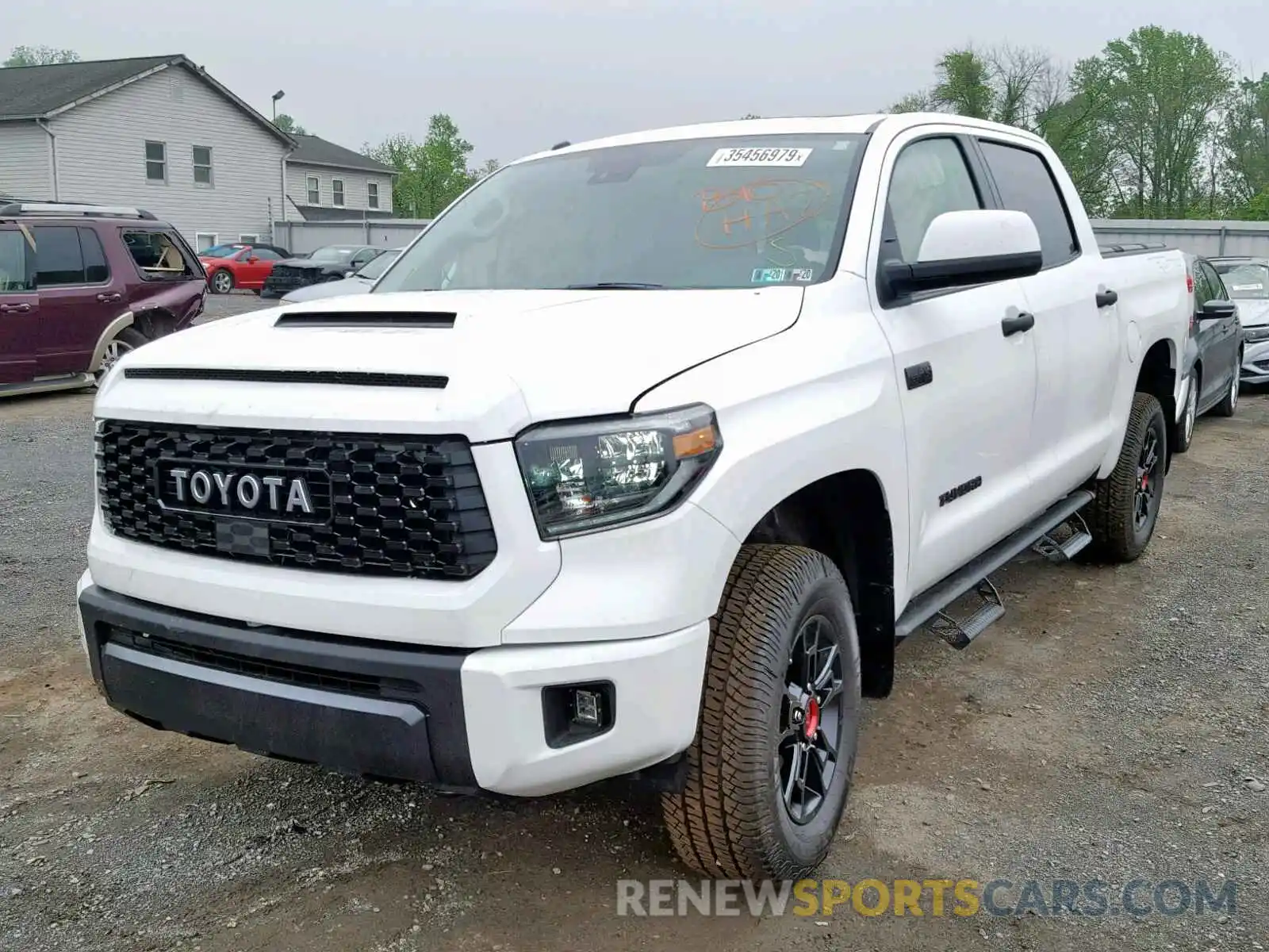 2 Photograph of a damaged car 5TFDY5F15KX835450 TOYOTA TUNDRA CRE 2019