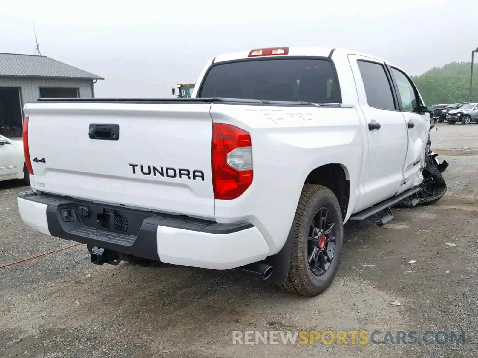 4 Фотография поврежденного автомобиля 5TFDY5F15KX835450 TOYOTA TUNDRA CRE 2019