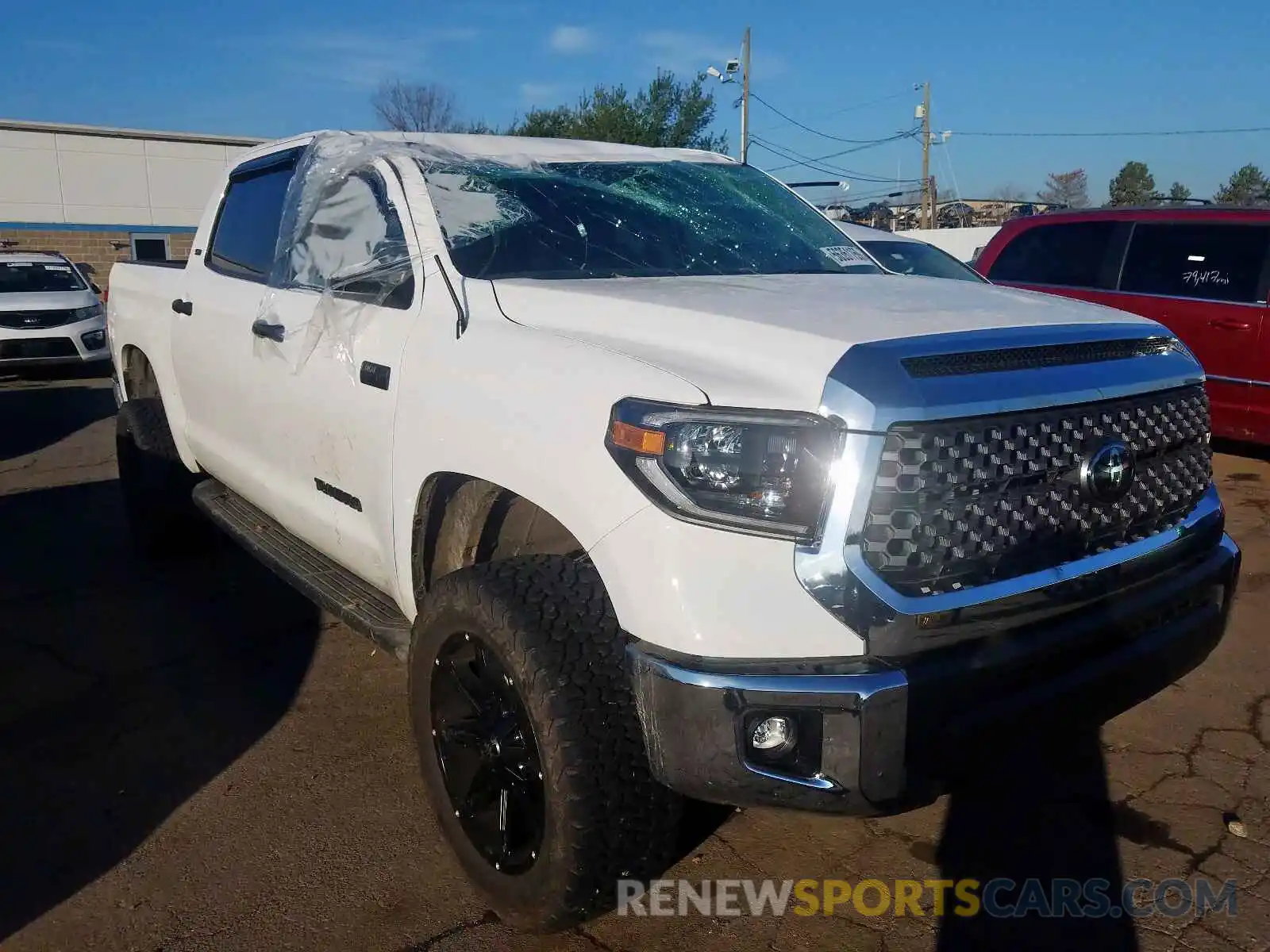 1 Photograph of a damaged car 5TFDY5F17KX787918 TOYOTA TUNDRA CRE 2019