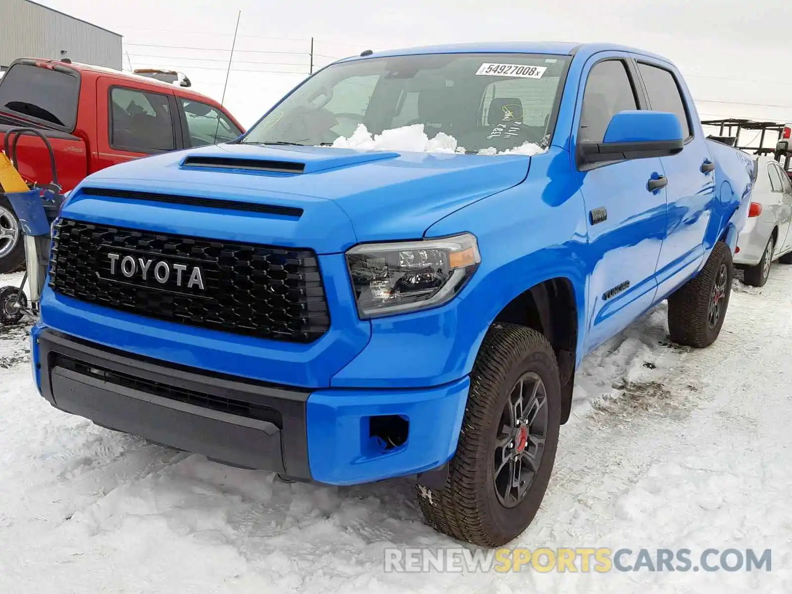 2 Photograph of a damaged car 5TFDY5F17KX796084 TOYOTA TUNDRA CRE 2019