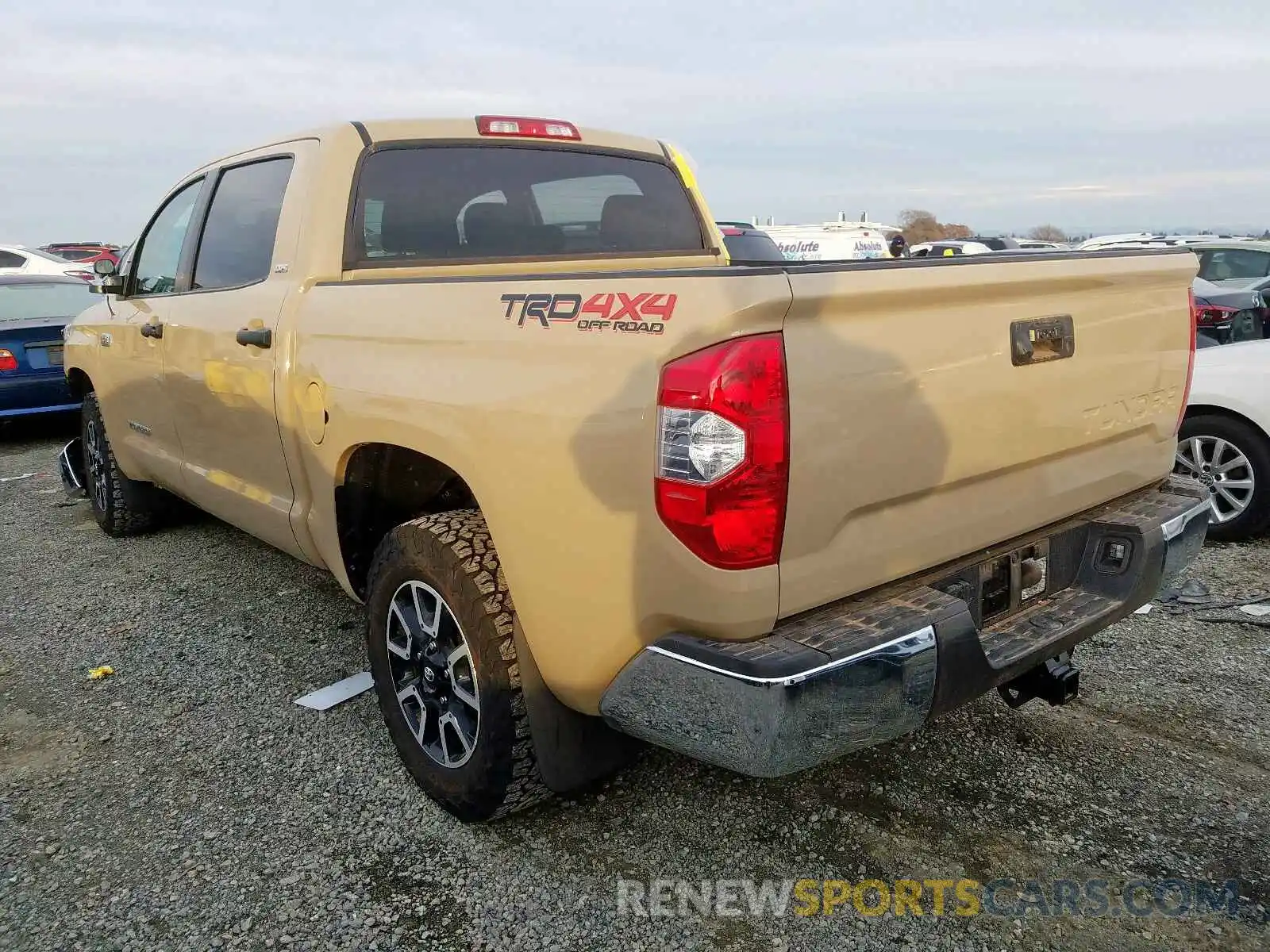 3 Photograph of a damaged car 5TFDY5F17KX826054 TOYOTA TUNDRA CRE 2019