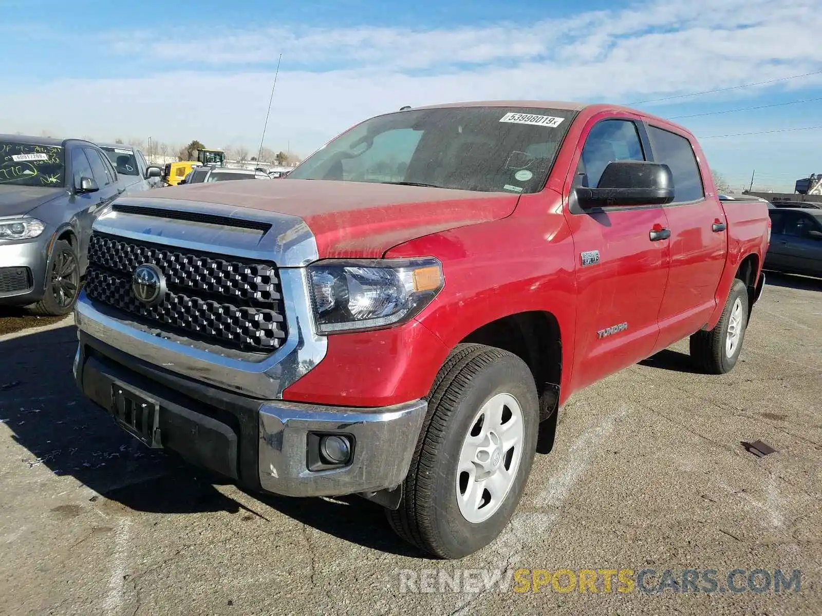 2 Photograph of a damaged car 5TFDY5F19KX831899 TOYOTA TUNDRA CRE 2019