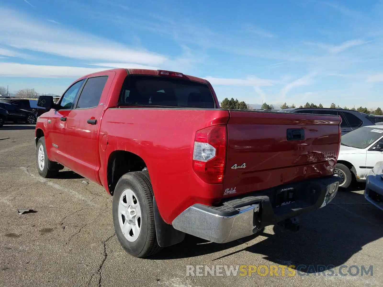 3 Photograph of a damaged car 5TFDY5F19KX831899 TOYOTA TUNDRA CRE 2019