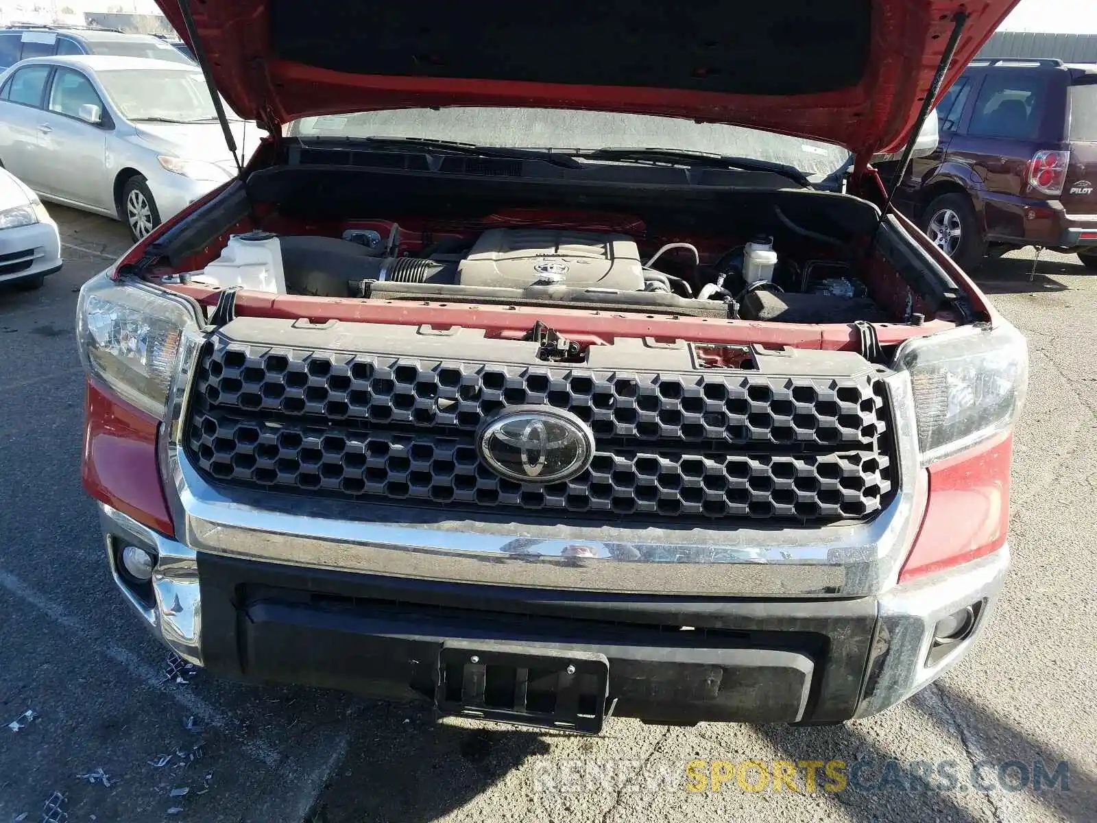 7 Photograph of a damaged car 5TFDY5F19KX831899 TOYOTA TUNDRA CRE 2019