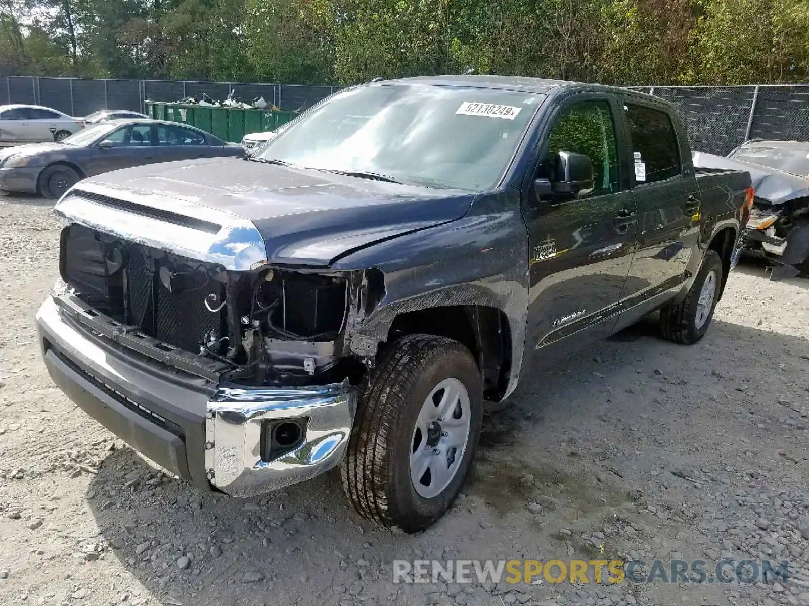 2 Photograph of a damaged car 5TFDY5F1XKX834407 TOYOTA TUNDRA CRE 2019