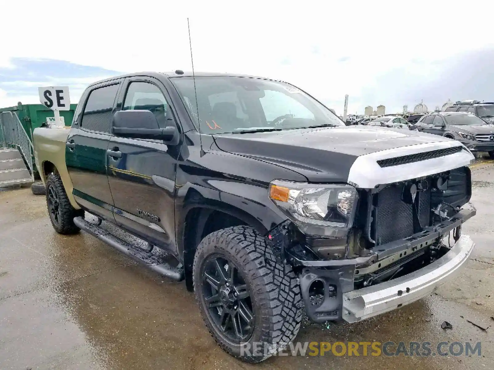 1 Photograph of a damaged car 5TFEM5F17KX142444 TOYOTA TUNDRA CRE 2019