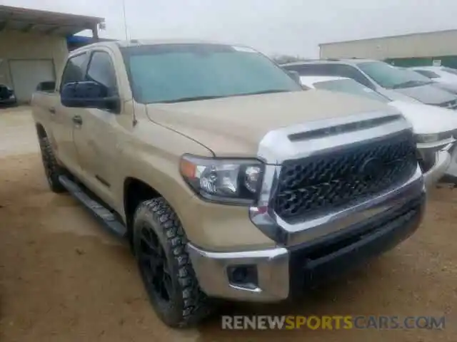 1 Photograph of a damaged car 5TFEM5F19KX134958 TOYOTA TUNDRA CRE 2019