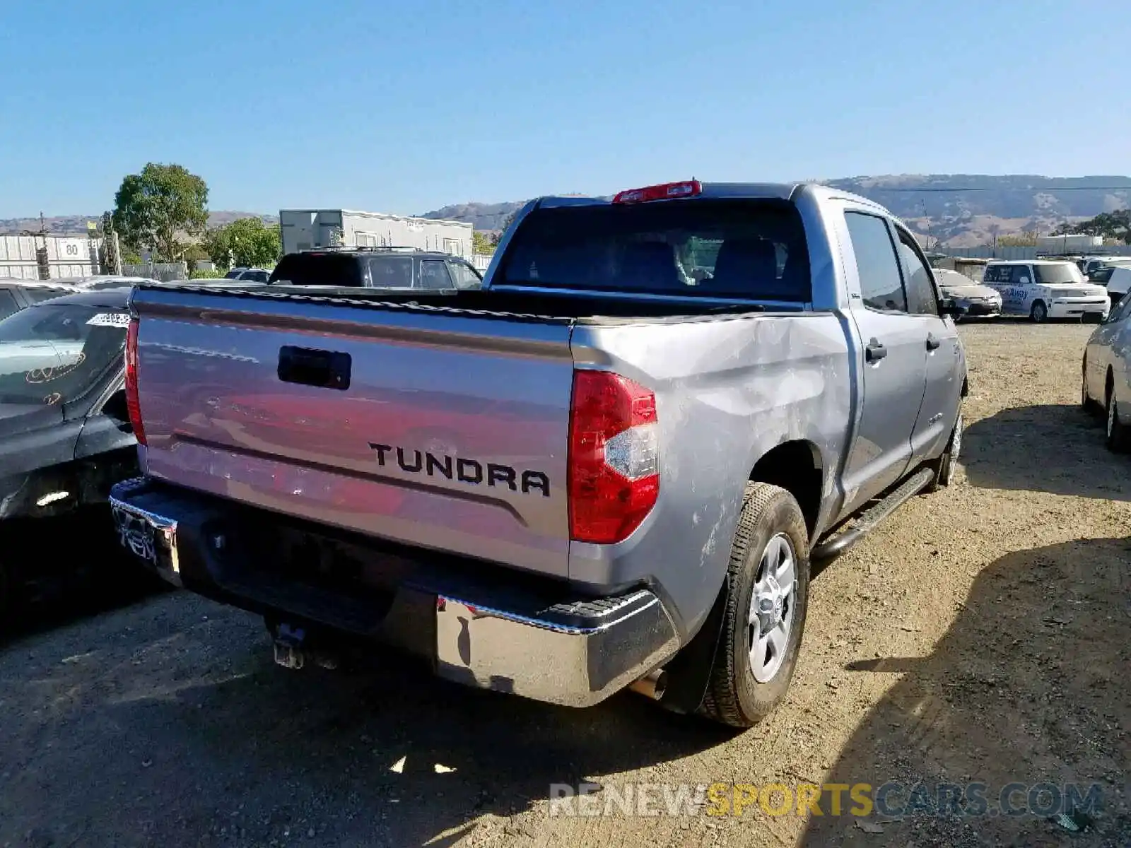 4 Photograph of a damaged car 5TFEY5F11KX249929 TOYOTA TUNDRA CRE 2019