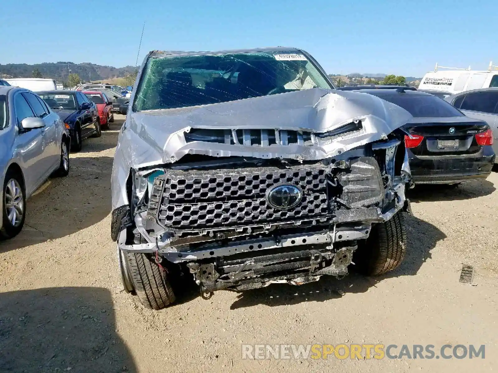 9 Photograph of a damaged car 5TFEY5F11KX249929 TOYOTA TUNDRA CRE 2019