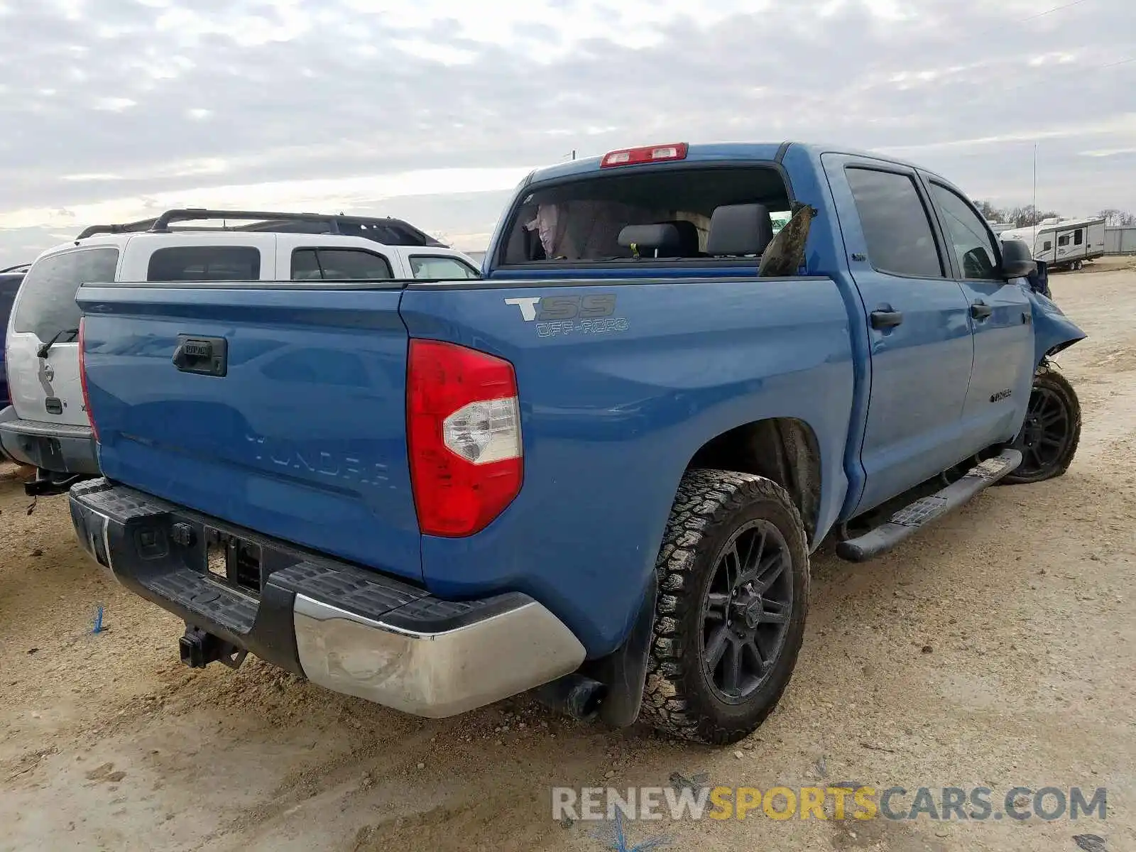 4 Photograph of a damaged car 5TFEY5F16KX244144 TOYOTA TUNDRA CRE 2019