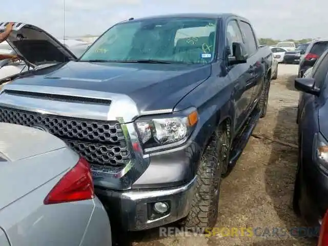 2 Photograph of a damaged car 5TFEY5F19KX253503 TOYOTA TUNDRA CRE 2019