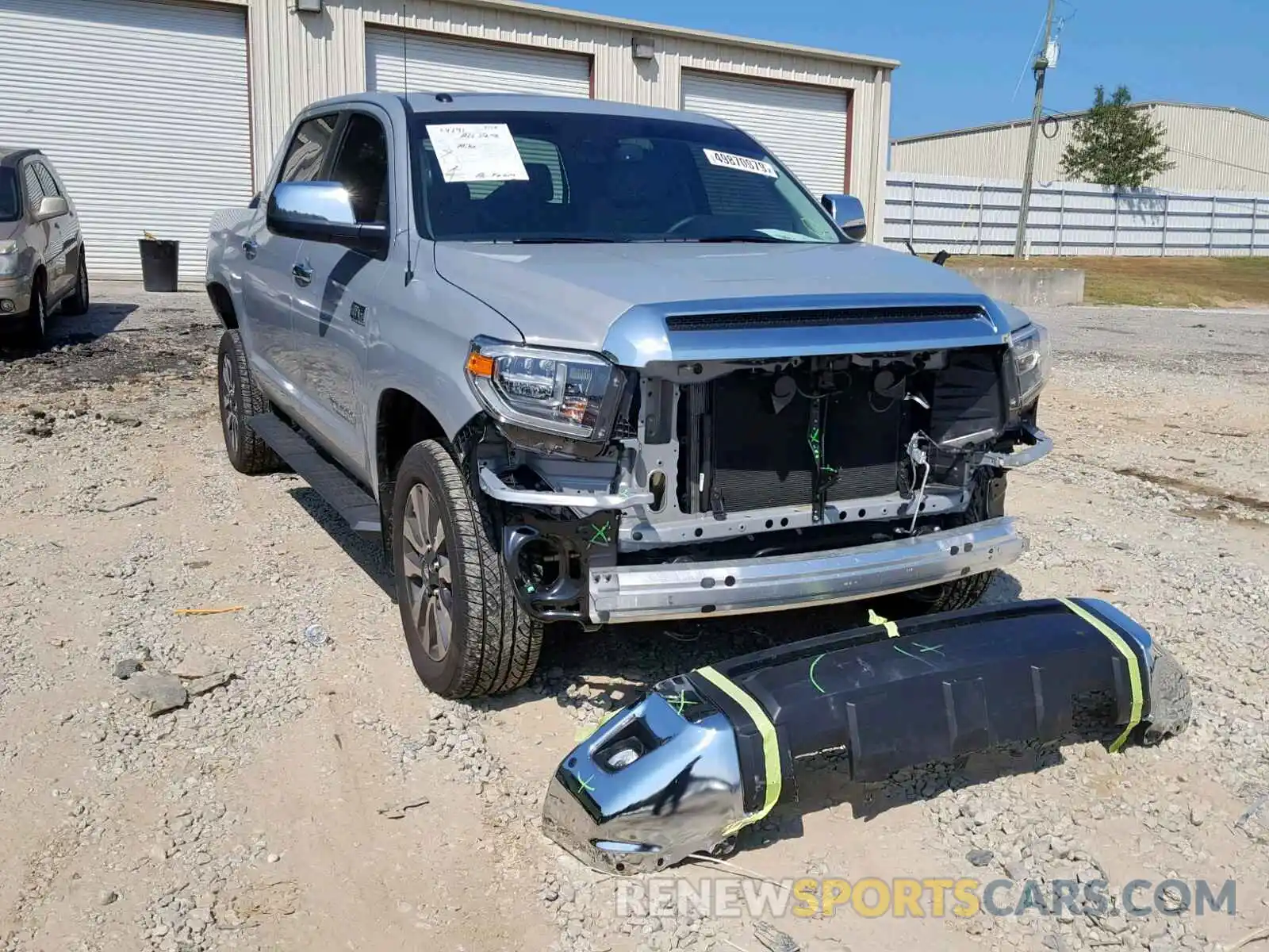 1 Photograph of a damaged car 5TFHY5F11KX844406 TOYOTA TUNDRA CRE 2019