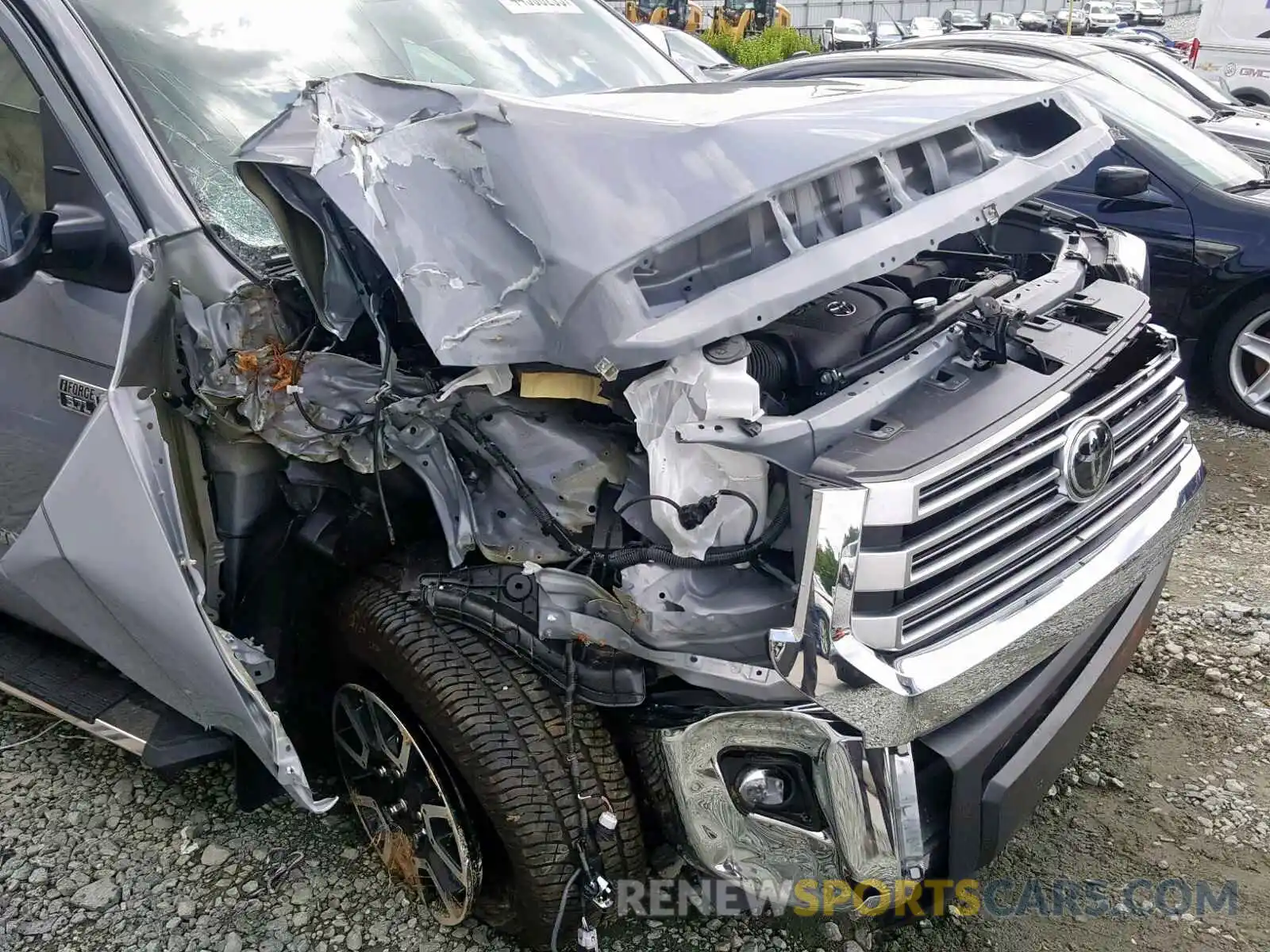 9 Photograph of a damaged car 5TFHY5F16KX808775 TOYOTA TUNDRA CRE 2019