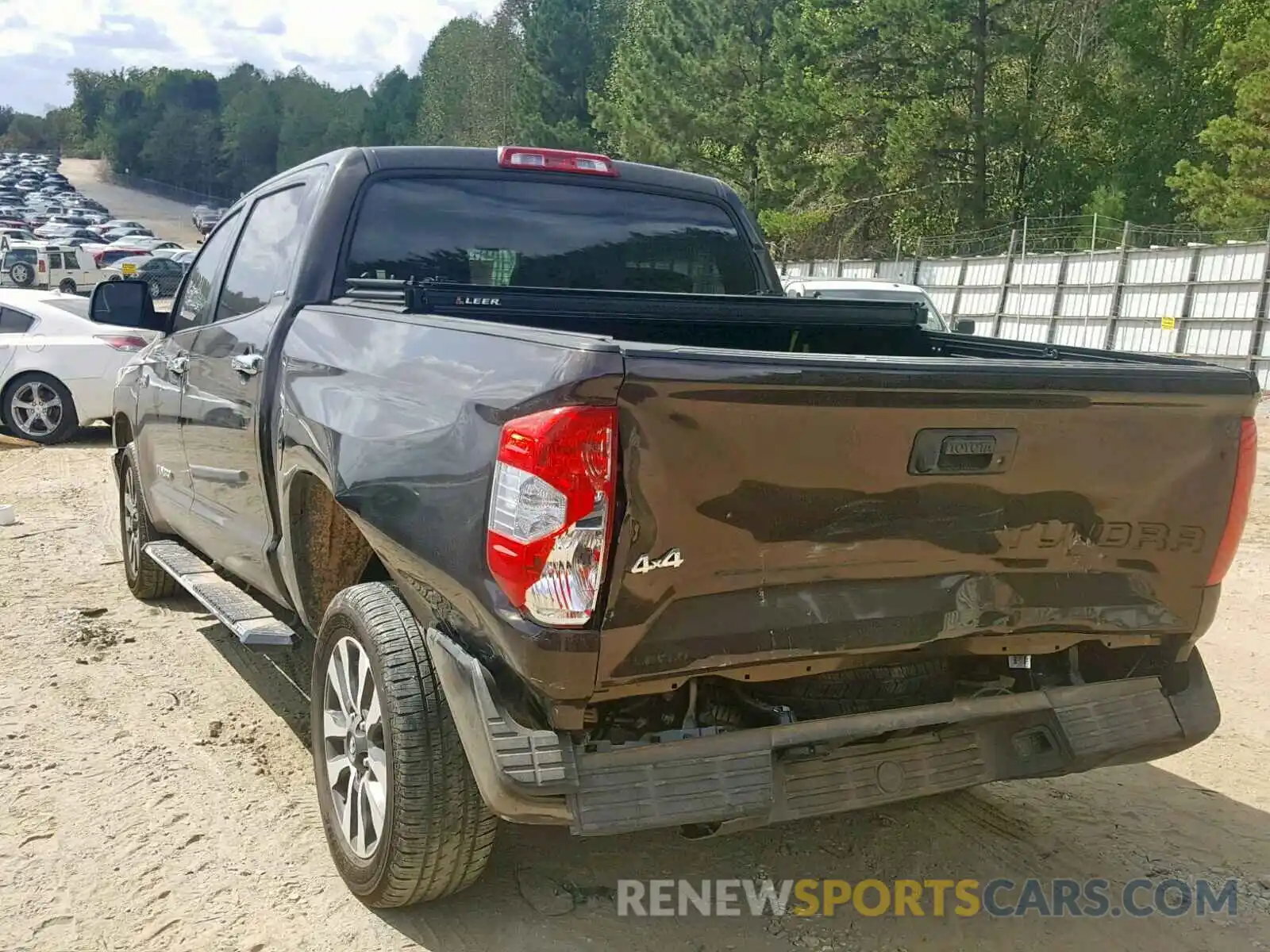 3 Photograph of a damaged car 5TFHY5F16KX822580 TOYOTA TUNDRA CRE 2019