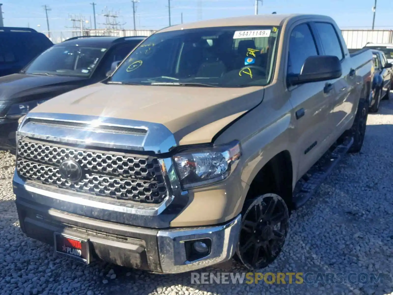 2 Photograph of a damaged car 5TFEY5F11LX257904 TOYOTA TUNDRA CRE 2020