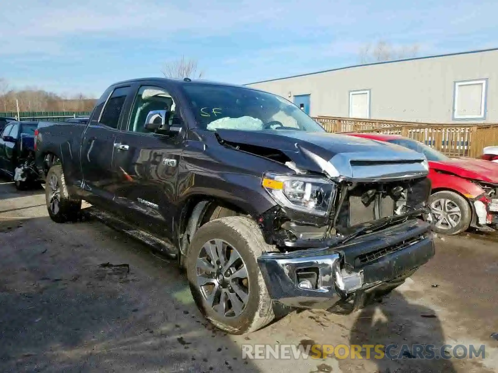 1 Photograph of a damaged car 5TFBY5F14KX835818 TOYOTA TUNDRA DOU 2019