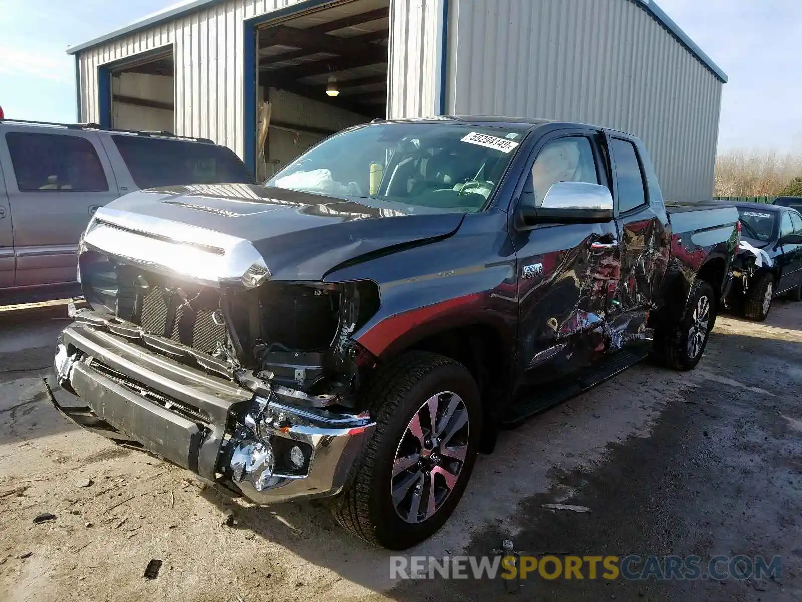 2 Photograph of a damaged car 5TFBY5F14KX835818 TOYOTA TUNDRA DOU 2019