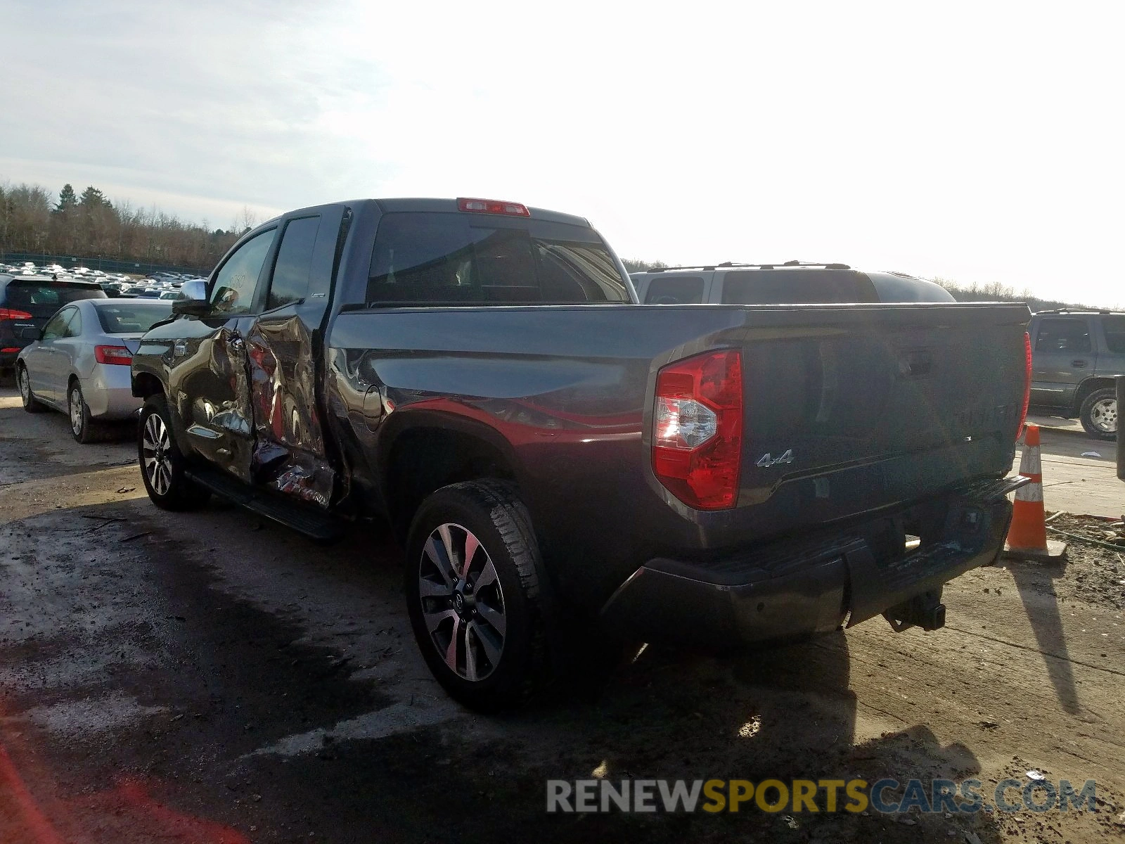 3 Photograph of a damaged car 5TFBY5F14KX835818 TOYOTA TUNDRA DOU 2019