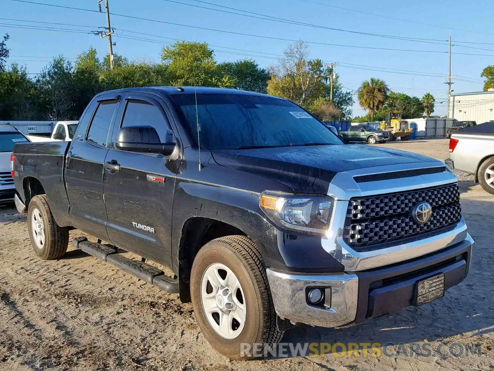 1 Photograph of a damaged car 5TFRM5F11KX134874 TOYOTA TUNDRA DOU 2019