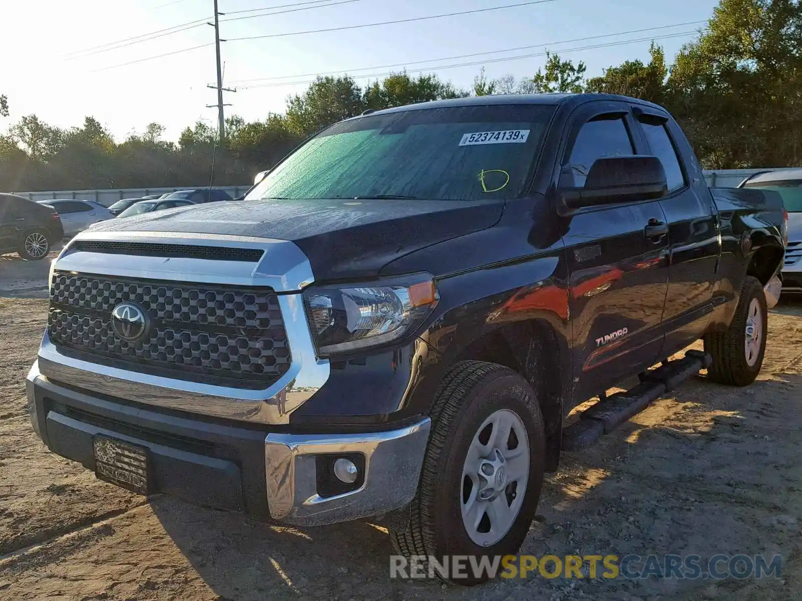 2 Photograph of a damaged car 5TFRM5F11KX134874 TOYOTA TUNDRA DOU 2019