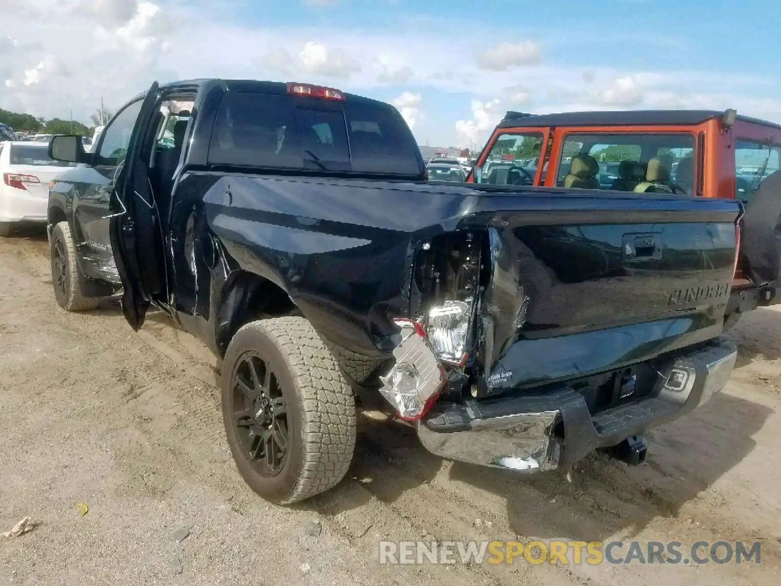 3 Photograph of a damaged car 5TFRM5F15KX135042 TOYOTA TUNDRA DOU 2019