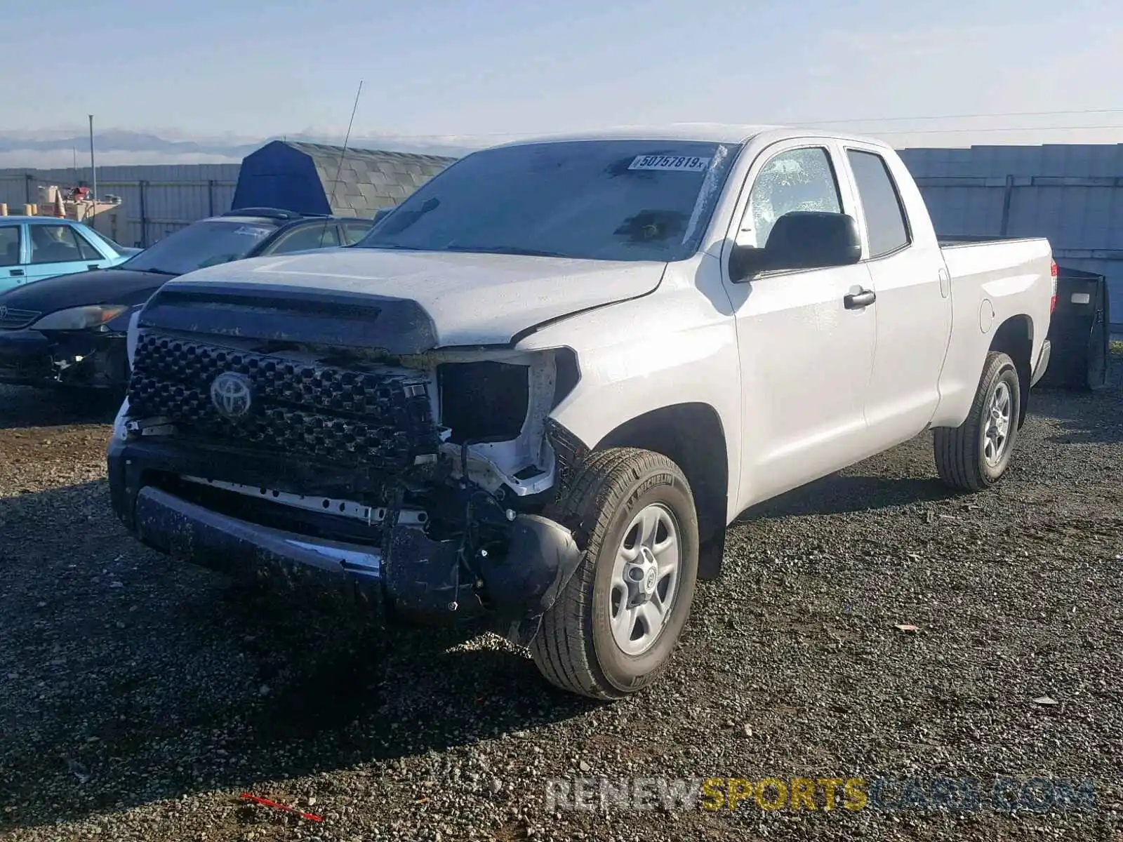 2 Photograph of a damaged car 5TFUM5F15KX081946 TOYOTA TUNDRA DOU 2019