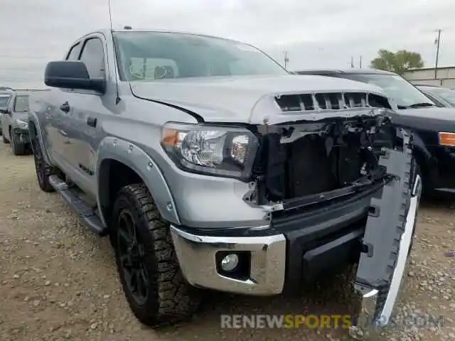 1 Photograph of a damaged car 5TFUW5F13KX809614 TOYOTA TUNDRA DOU 2019