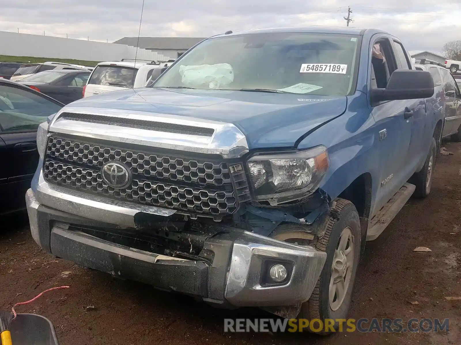 2 Photograph of a damaged car 5TFUW5F17KX781882 TOYOTA TUNDRA DOU 2019