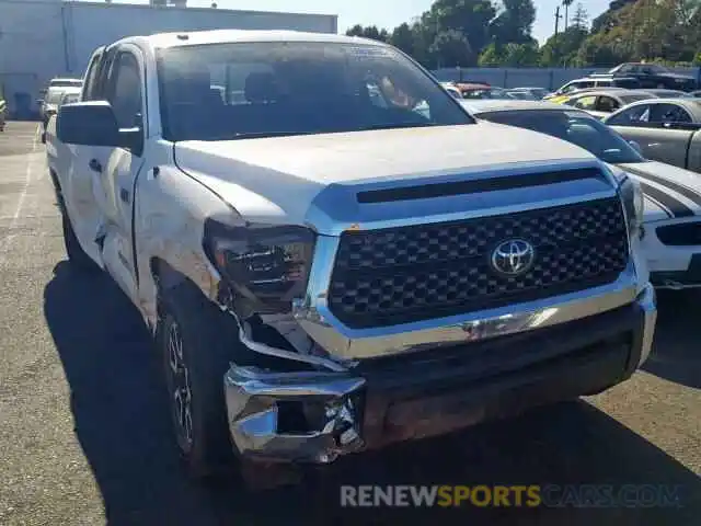 1 Photograph of a damaged car 5TFUY5F15KX808667 TOYOTA TUNDRA DOU 2019