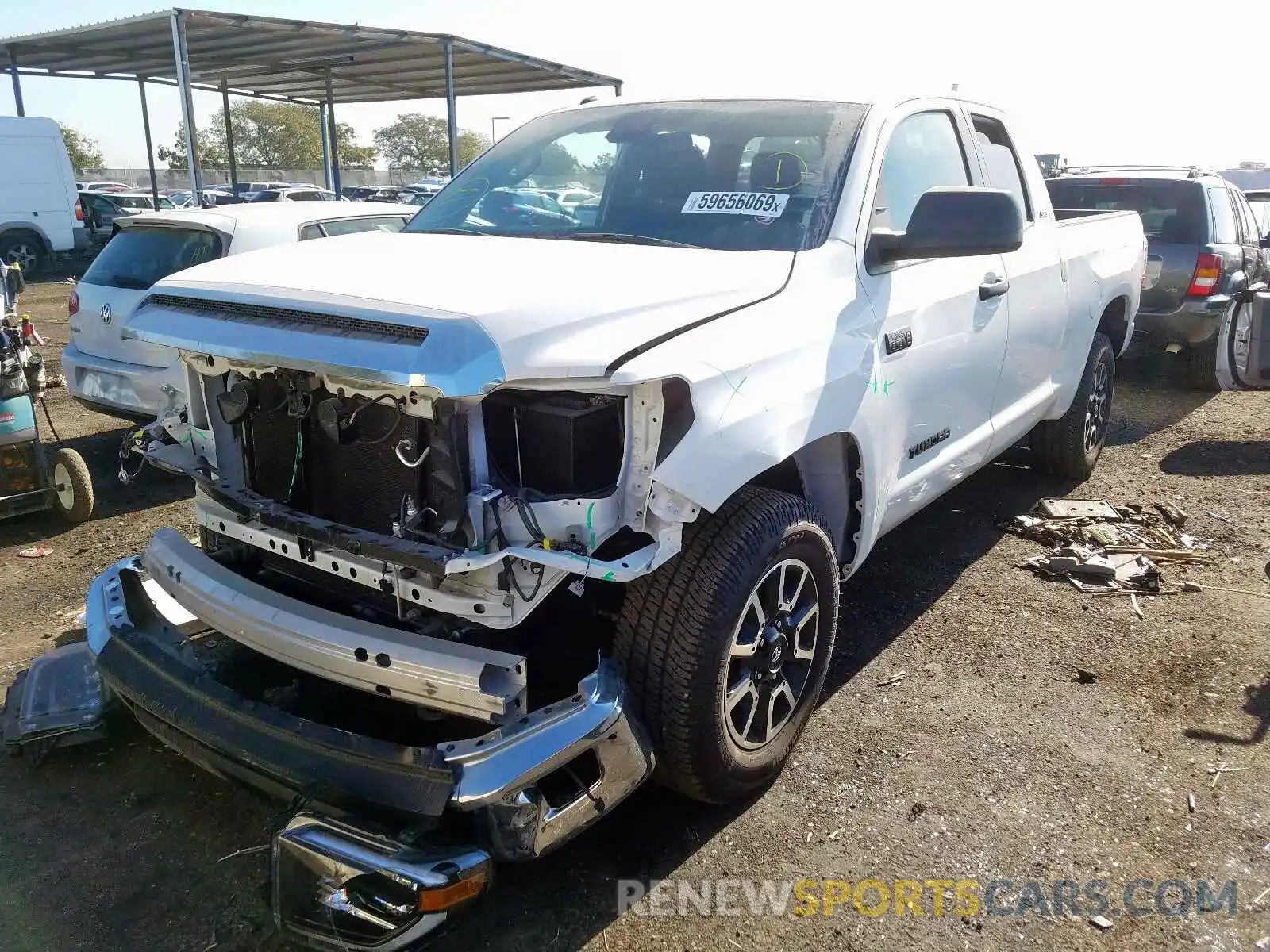 2 Photograph of a damaged car 5TFUY5F17KX824479 TOYOTA TUNDRA DOU 2019