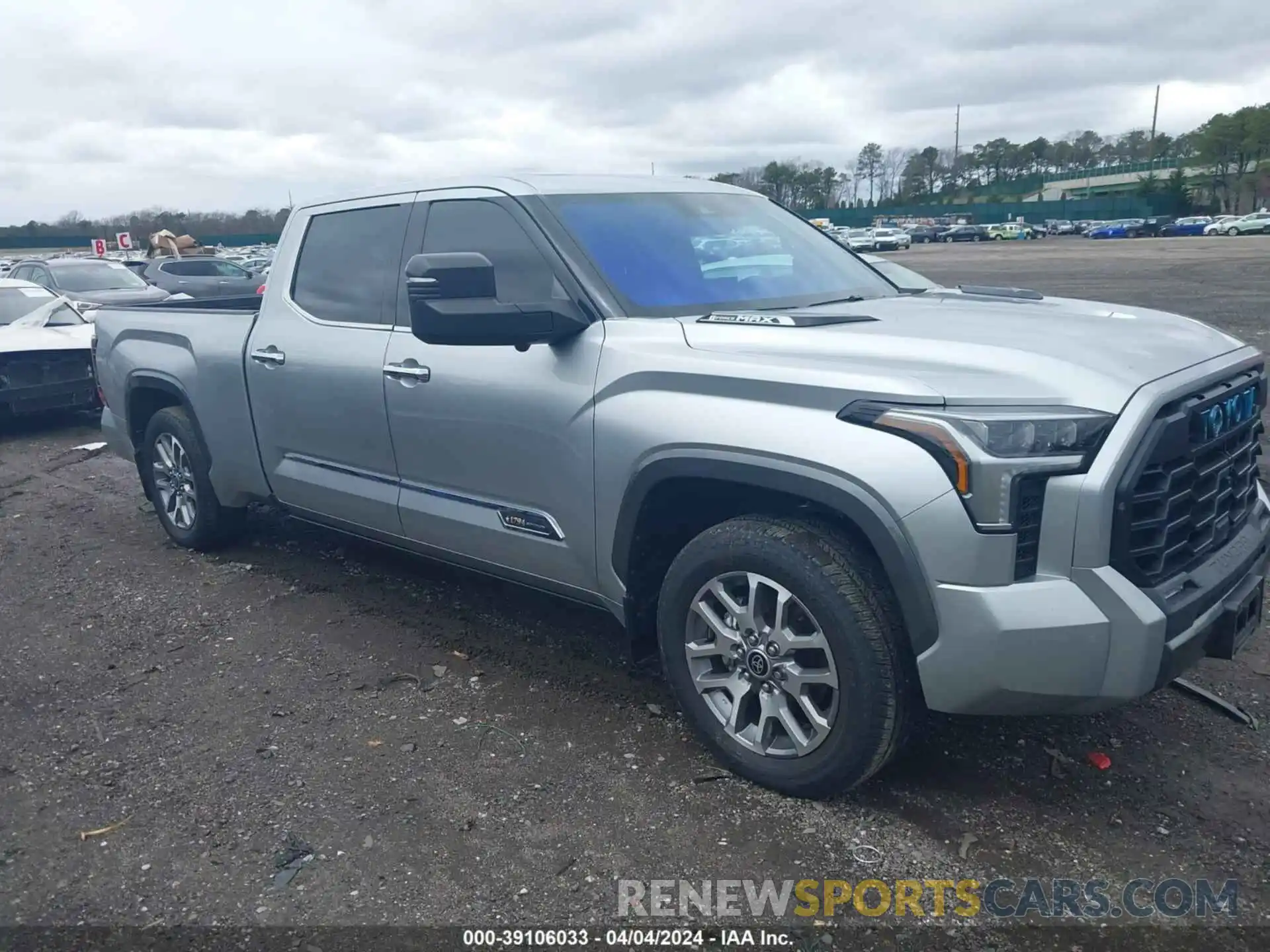 1 Photograph of a damaged car 5TFMC5EC3NX001313 TOYOTA TUNDRA HYBRID 2022