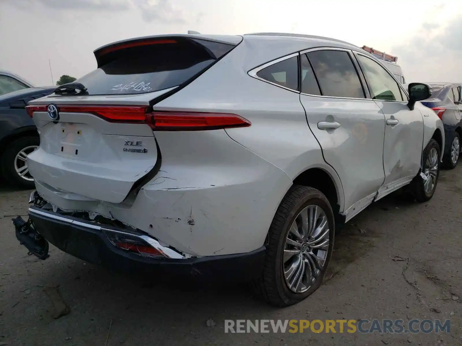 4 Photograph of a damaged car JTEAAAAH0MJ002984 TOYOTA VENZA 2021