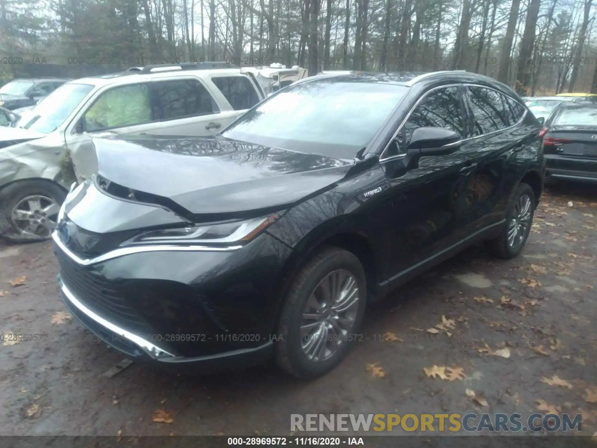 2 Photograph of a damaged car JTEAAAAH0MJ003049 TOYOTA VENZA 2021