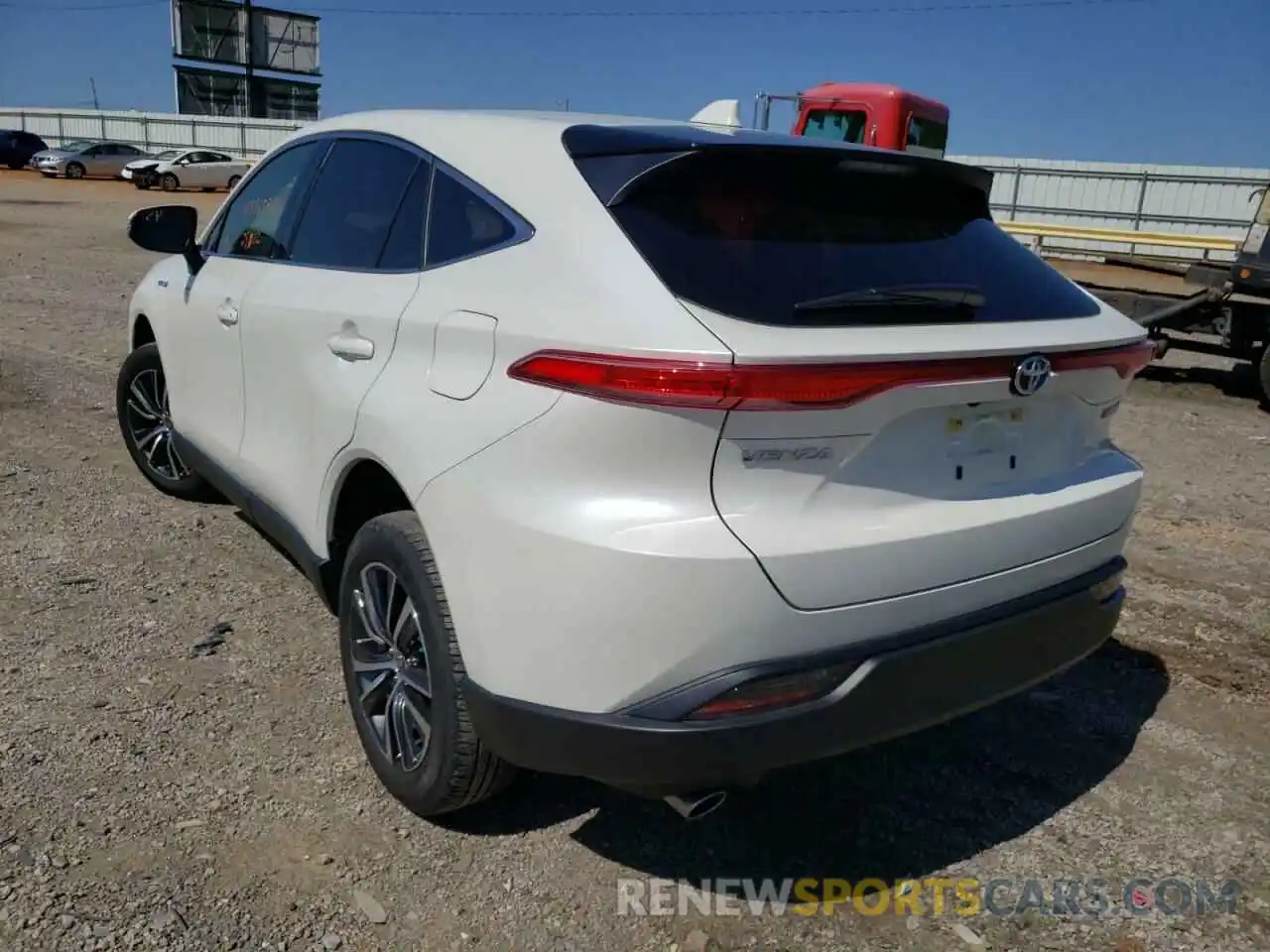 3 Photograph of a damaged car JTEAAAAH0MJ003827 TOYOTA VENZA 2021