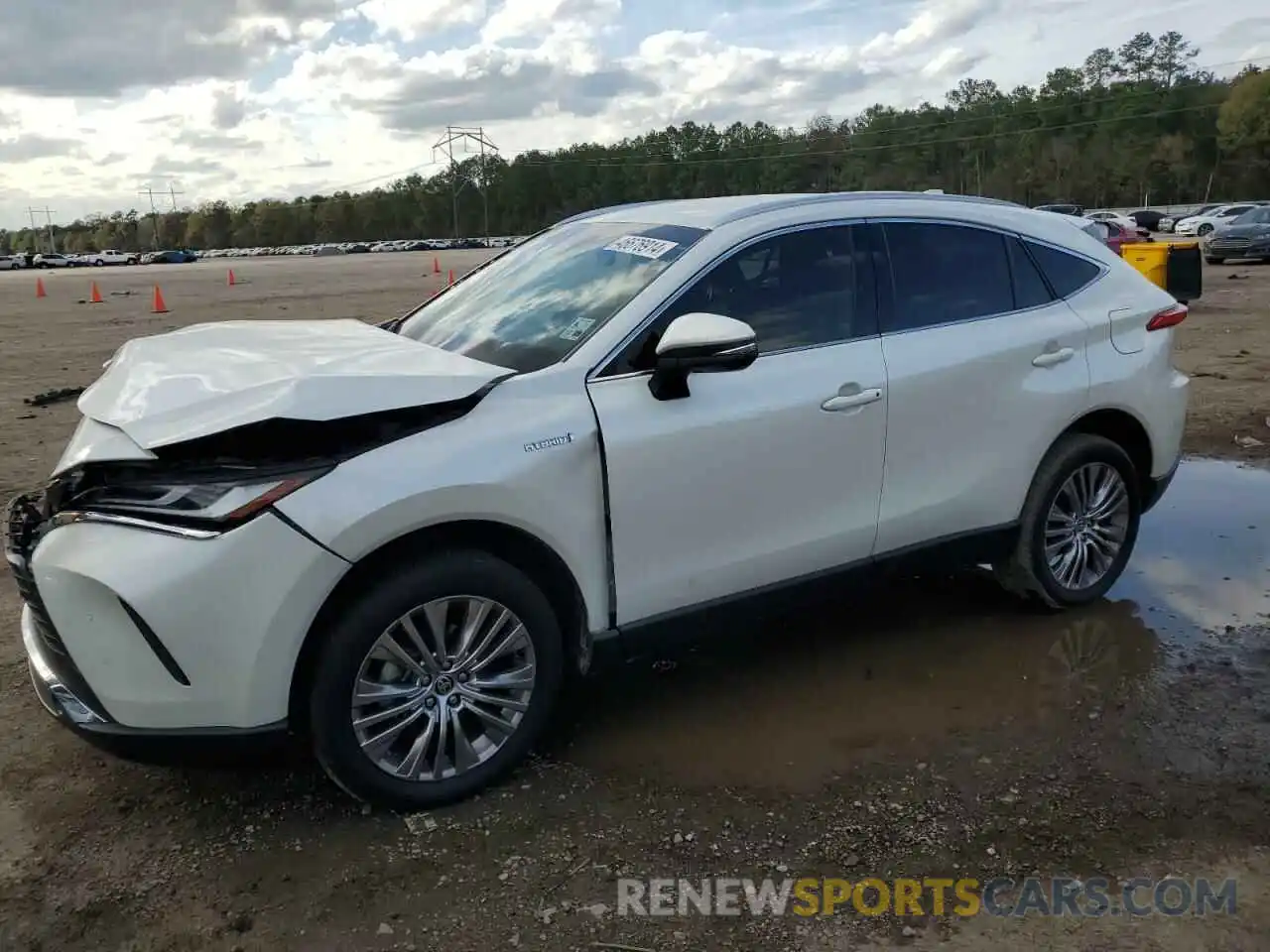 1 Photograph of a damaged car JTEAAAAH0MJ006954 TOYOTA VENZA 2021