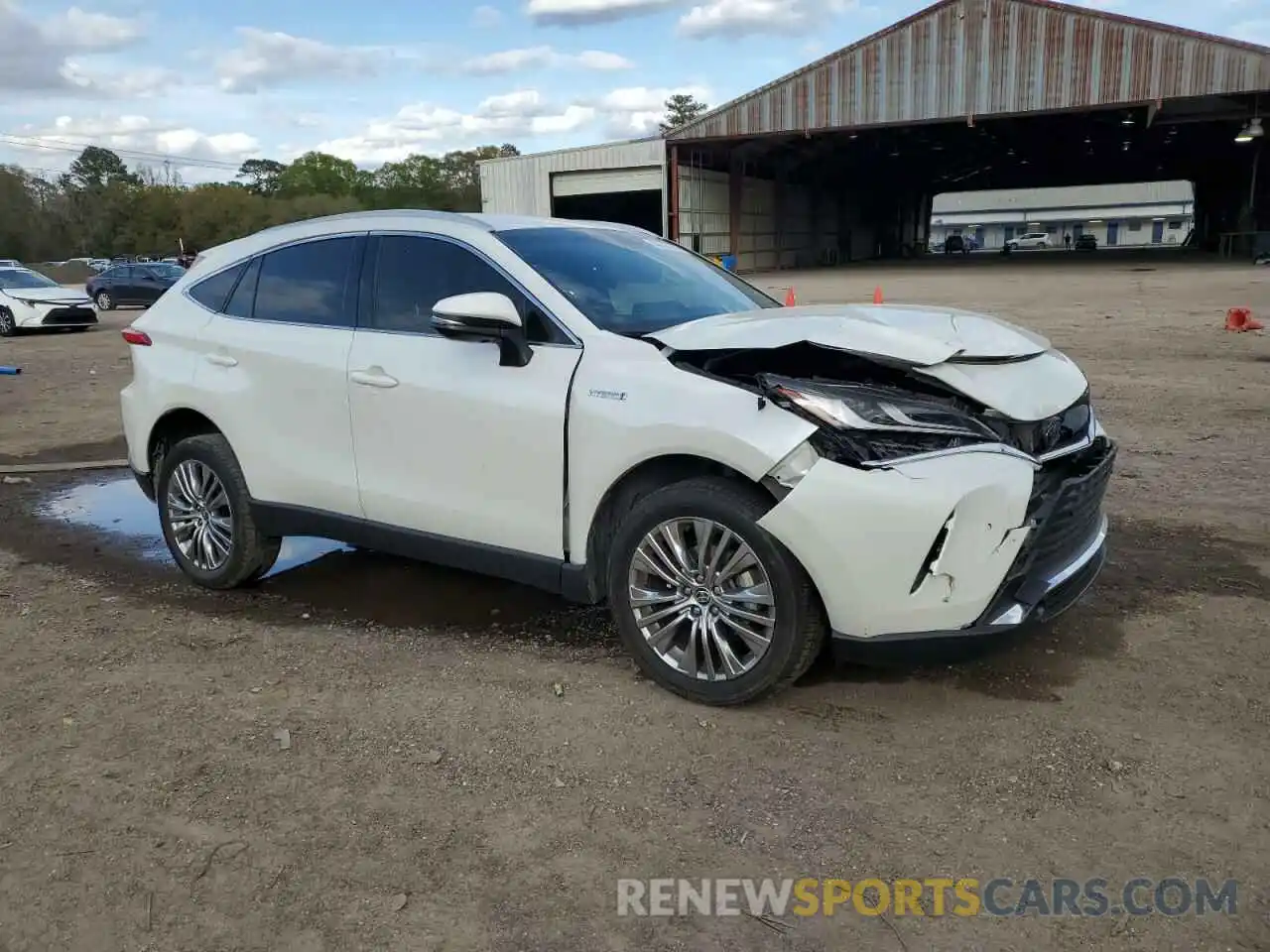 4 Photograph of a damaged car JTEAAAAH0MJ006954 TOYOTA VENZA 2021