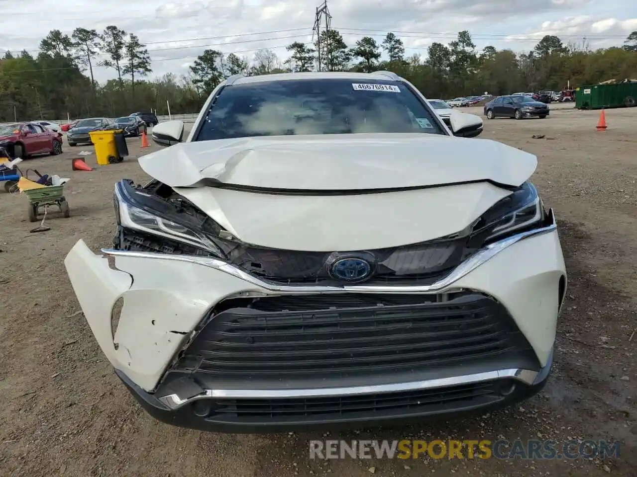 5 Photograph of a damaged car JTEAAAAH0MJ006954 TOYOTA VENZA 2021